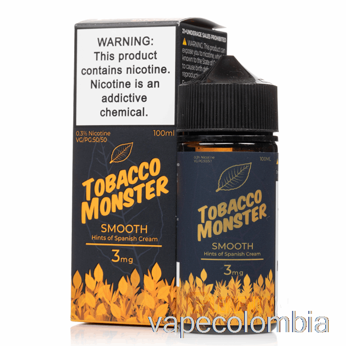 Vape Desechable Liso - Tabaco Monstruo - 100ml 6mg